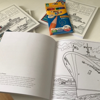 Cunard Colouring Book