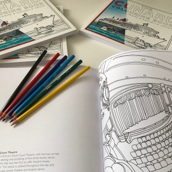 Cunard Colouring Book