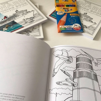 Cunard Colouring Book