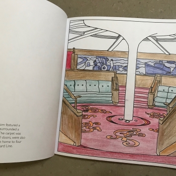 Cunard Colouring Book