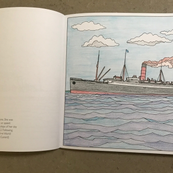 Cunard Colouring Book
