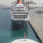 QE2 from QM2 in Dubai